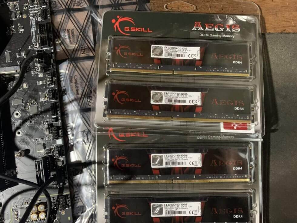 DDR4メモリ 16GB×4